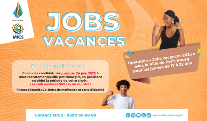 Lancement de la campagne « Jobs Vacances 2025 »