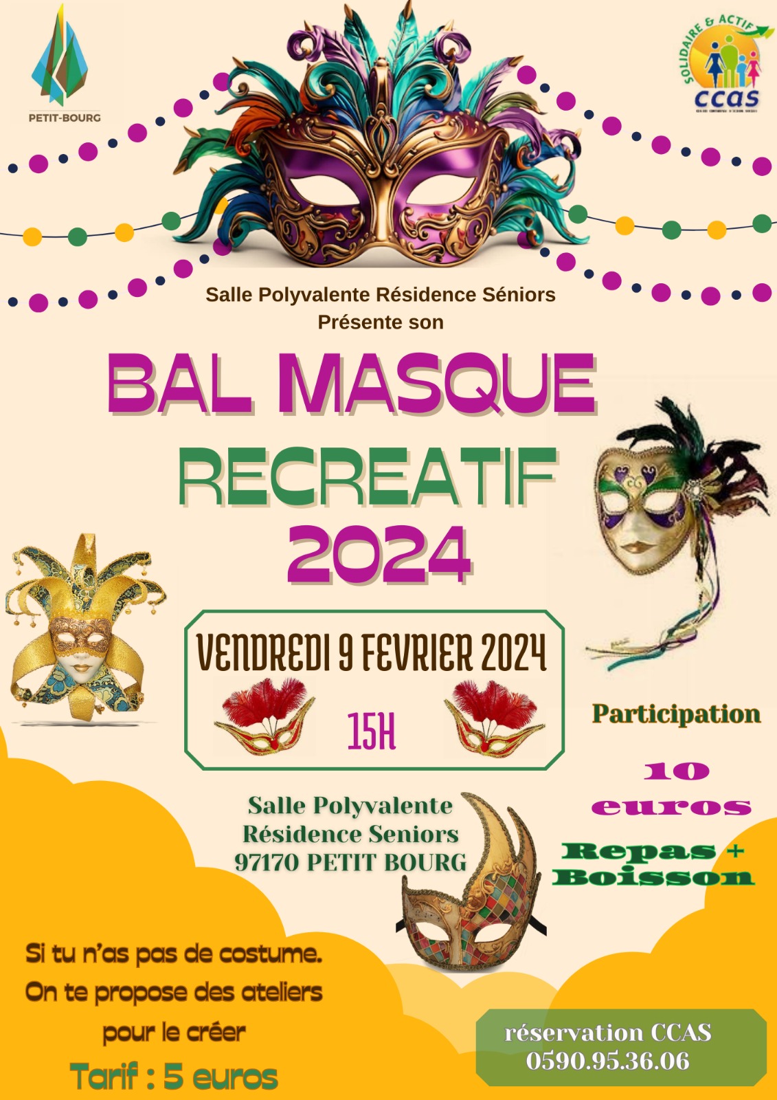 Bal Masqué pour les séniors petit-bourgeois
