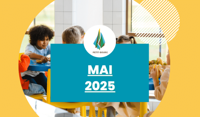 Menu du mois de mai 2025