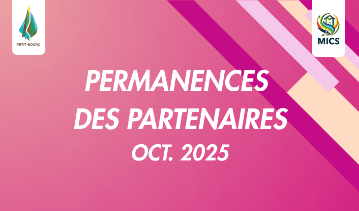 Permanences des partenaires à la MICS Octobre 2025