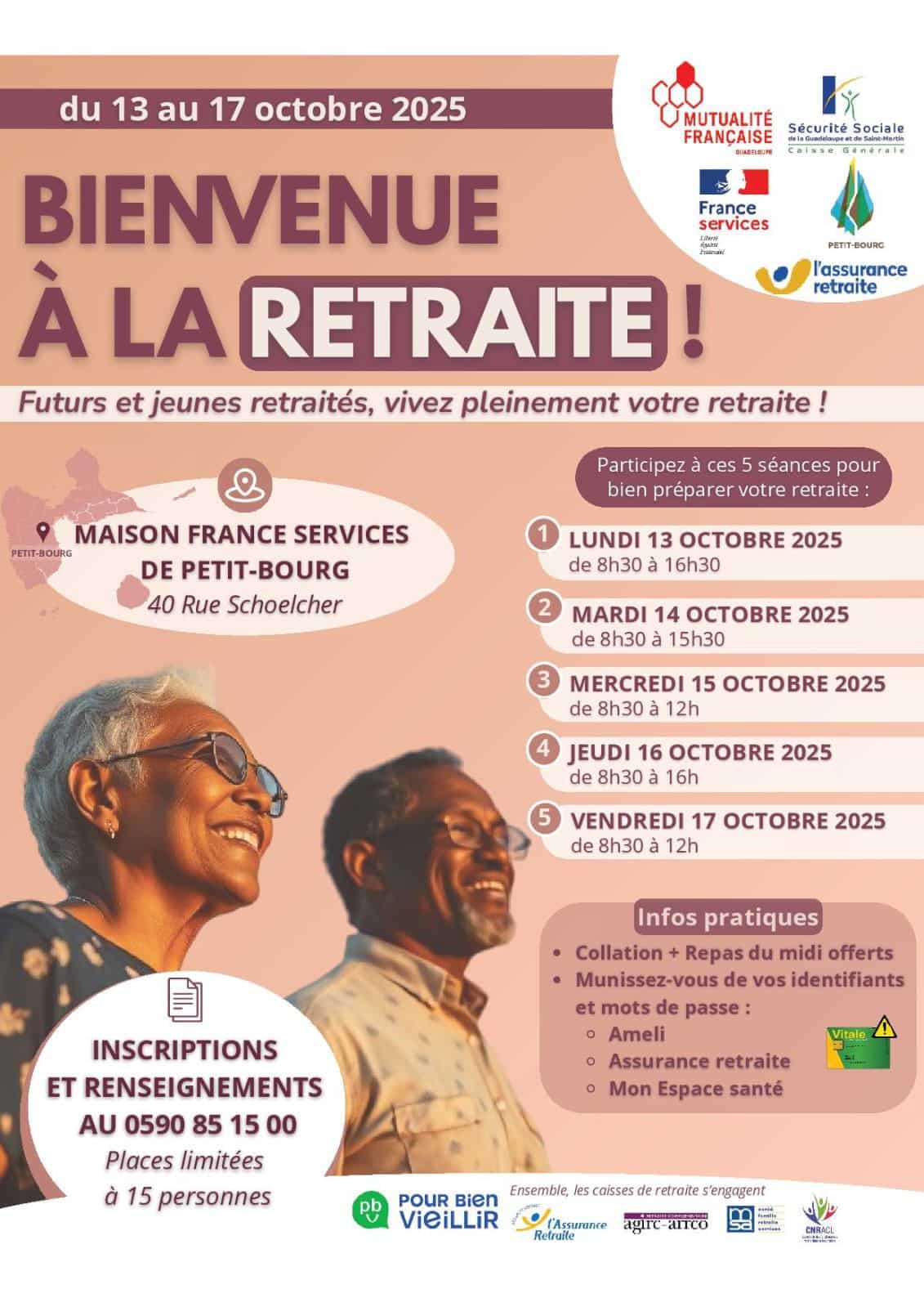 Les Ateliers Bienvenue à la retraite arrive à Petit-Bourg