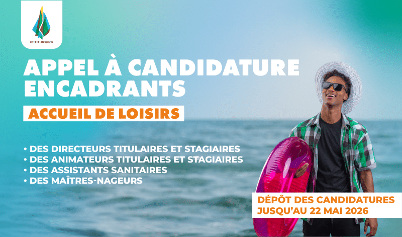 ACCUEIL DE LOISIRS – JUILLET 2026 : APPEL À CANDIDATURES