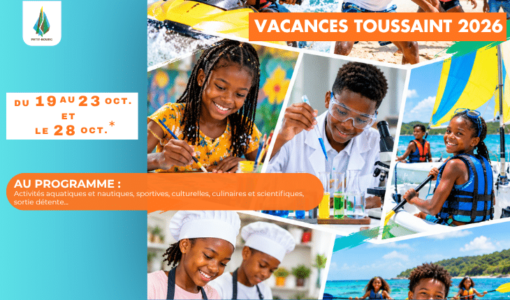 Vacances de la Toussaint 2026 : des activités pour les enfants et les jeunes à Petit-Bourg !
