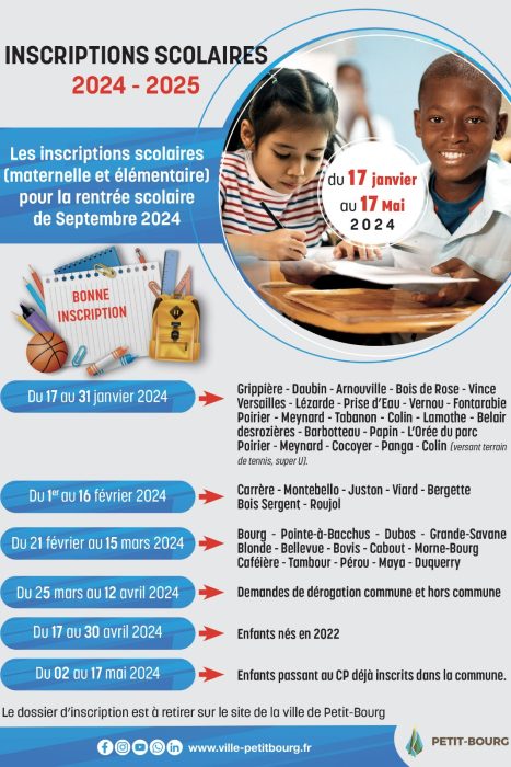 inscription scolaire